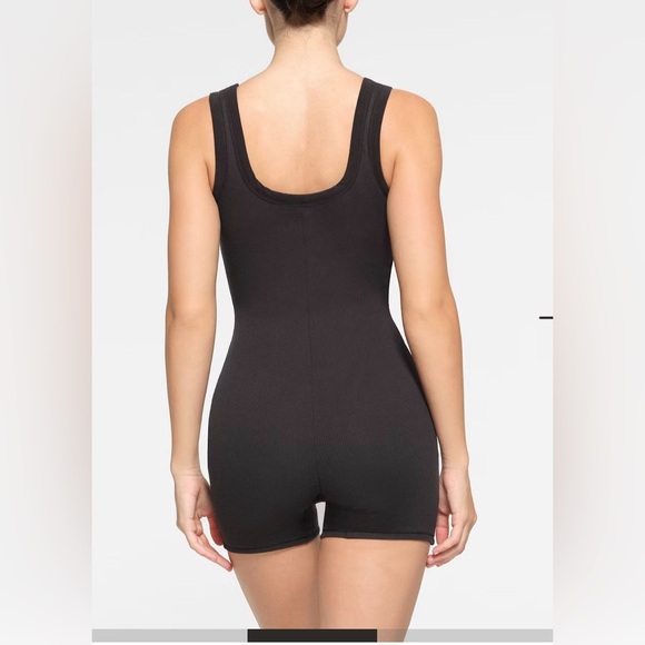 SKIMS cotton rib onesie sleeveless one piece women's S - Picture 2 of 7